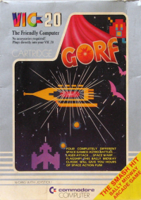 Gorf Vic-20  box art